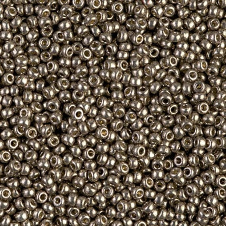 11/0 Duracoat Galvanized Pewter, Miyuki Glass Seed Bead, D4222-10 grams