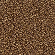 15/0 Metallic Light Bronze, Miyuki Glass Seed Bead, 457L-10 grams