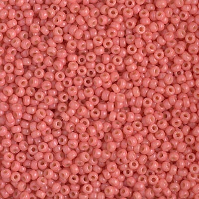 11/0 Duracoat Opaque Lt Watermelon, Miyuki Glass Seed Bead, 4464-10 grams