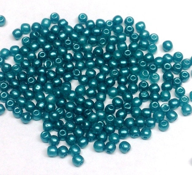 2MM Round Pastel Emerald, Czech Glass Bead, 25043 qty 100 beads