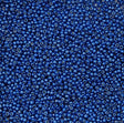 8/0 Toho Denim Blue Galvanized Permafinish, color PF586 Round Seed Bead 10g