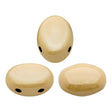 Samos® par Puca® Opaque Beige Ceramic Look, 2 Hole 5x7mm Czech Glass 03000/14413, 25 beads, 10 grams