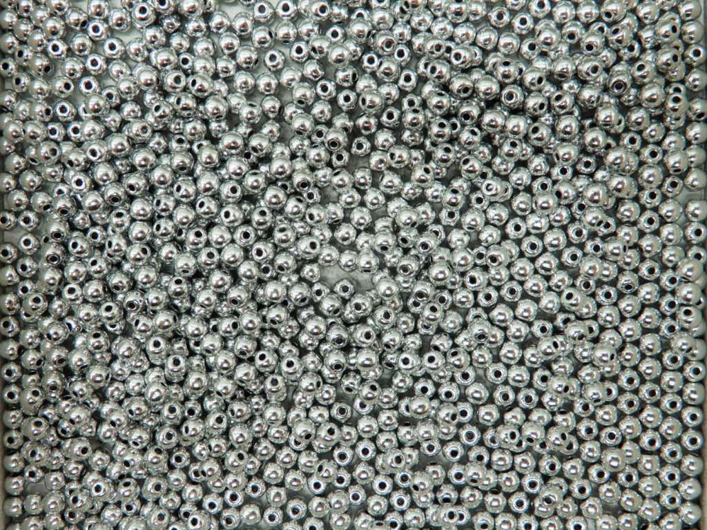 3mm Round Crystal Full Labrador Czech Glass Beads, 27000 50 beads