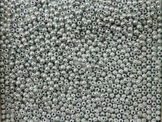 3mm Round Crystal Full Labrador Czech Glass Beads, 27000 50 beads