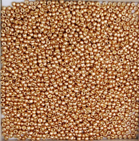 8/0 Toho Champagne Permafinish, color PF592 Round Seed Bead 10 grams