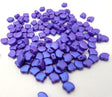 Ginko Bead Chatoyant Shimmer Eggplant, 2-Hole Czech Glass 7.5x7.5mm, 02010-29721-35 Beads