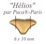 Helios par Puca® Matte Metallic Dark Violet, 2-Hole Czech Glass 6x10mm, 23980-94108-30 Beads