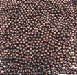 3mm Round Jet Bronze Matte Czech Glass Beads, 23980-84415