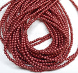 3mm Round Saturated Metallic Valiant Popp Glass Beads, 06B02 100 beads