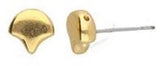 Cymbal Alopronia Earring Ginko Bead, 12979, 2 piece - WITHOUT BACKS-Choose your color