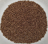 15/0 Metallic Dark Bronze, Miyuki Glass Seed Beads, 457-10 grams