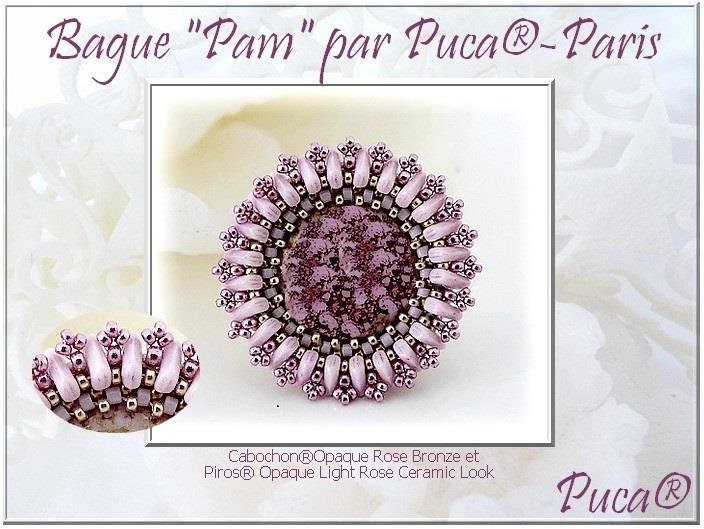 Piros Par Puca-Paris Halo Piros, 2-Hole 2x3x5mm Czech Glass, 5 grams, Choose a color