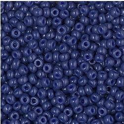 8/0 Duracoat Opaque Dyed Navy, 4493 Miyuki Glass Seed Bead, 10 or 20 grams