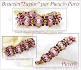 Telos® par Puca® Metallic Matte Dark Plum, 4 Hole 12mm x 4mm Czech Glass, 79803, Qty 16 beads