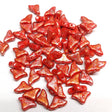 Helios par Puca® Opaque Coral Red Tweedy, 2-Hole Czech Glass 6X10mm, 93200-45703-30 Beads