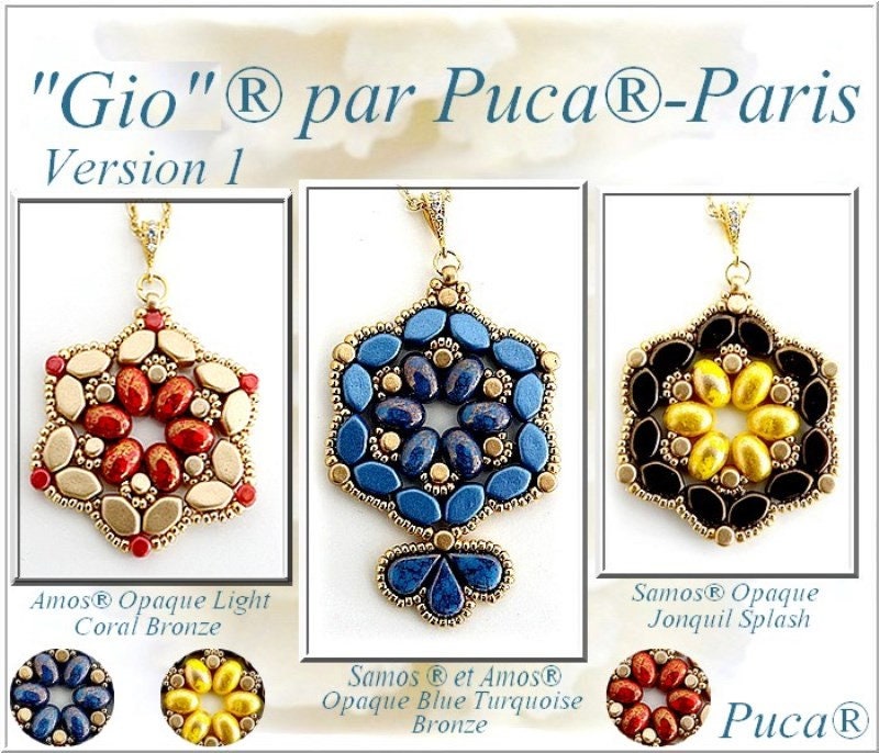 Samos® par Puca® Full Capri Gold, 2 Hole 5x7mm Czech Glass, 00030-27100-25 beads