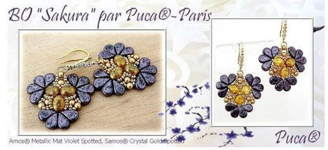 Samos® par Puca® Opaque Hyacinth Bronze, 2 Hole Bead 5x7mm Czech Glass, 93120-15496-25 beads