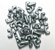 Telos® Metallic Matte Old Silver Spotted, 4 Hole 12mm x 4mm Czech Glass, 65321 Qty 16 beads