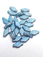 Navette 3-Hole Czech Bead, 6x12 MM, Blue Luster 20 Beads, 14464