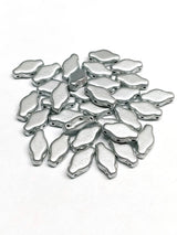 Navette 3-Hole Czech Bead, 6x12 MM, Aluminum 20 Beads, 01700