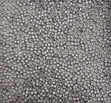 8/0 Toho Metallic Frosted Antique Silver 566, Glass Seed Beads, 10 grams