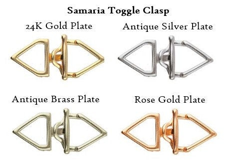 Cymbal Samaria 11/0 Toggle Clasp, 013078, Choose the color you want to purchase-1 Clasp