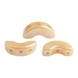 Arcos par Puca Opaque Beige Luster, 3-Hole 5X10MM Czech Glass, 13010-14400-30 Beads