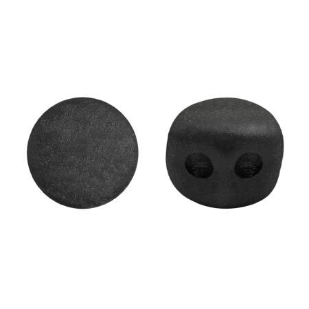 Kalos Par Puca Jet Matte, 2 hole - 4MM Bead, 50 beads