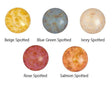 Cabochon Par Puca Paris 14mm, Opaque Spotted, Czech glass, 5 colors to choose from, Qty 1