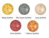 Cabochon Par Puca Paris 14mm, Opaque Spotted, Czech glass, 5 colors to choose from, Qty 1