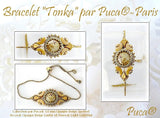 Cabochon Par Puca Paris 14mm, Full & Luster Coating, Czech glass, 7 colors to choose from, Qty 1