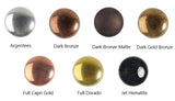 Cabochon Par Puca Paris 14mm, Full & Luster Coating, Czech glass, 7 colors to choose from, Qty 1