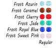 Kalos Frost Regular Finish, 2 hole - 4MM Bead, 5 grams, Frost Collection par Puca, Choose your color