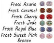 Kalos Frost Bronze Finish, 2 hole - 4MM Bead, 5 grams, Frost Bronze Collection par Puca, Choose your color