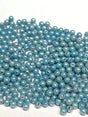 3mm Round Baby Blue Luster Czech Glass Beads, 14464 50 beads