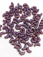 Mini Chevron Chalk Vega Purple, 2-Hole Czech Glass 6x2MM,03000-15726-50 Beads