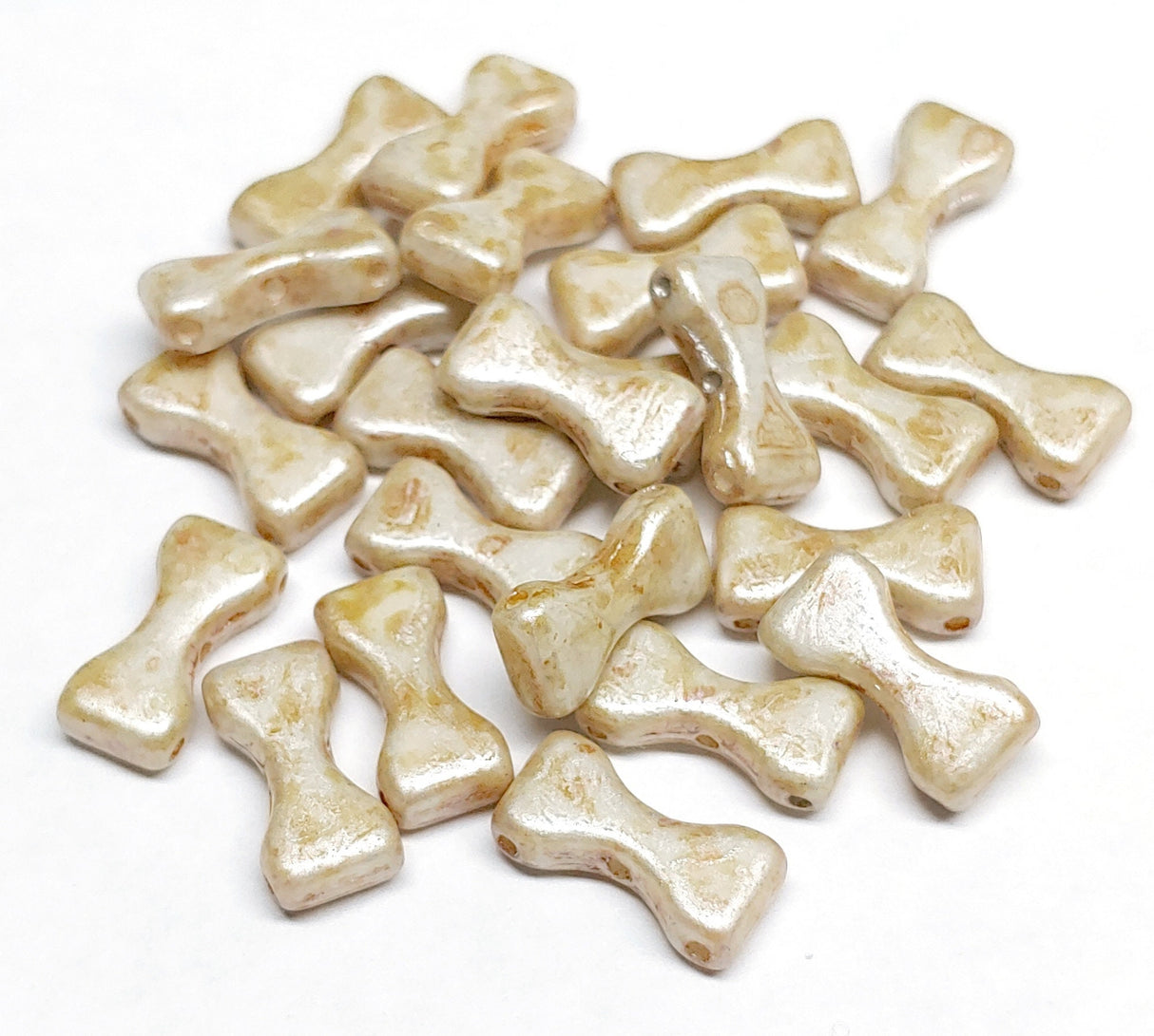 Bowtie Bead Caraway, 3-Hole Czech Glass 6x12MM, 65321-20 Beads