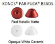 Konos par Puca Bead, 2x4mm 10 Grams Approx. 215 beads-4 colors listed