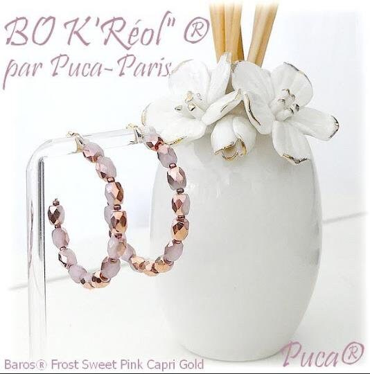 Baros par Puca, 10 Grams, Approx. 38 Beads, Choose a color