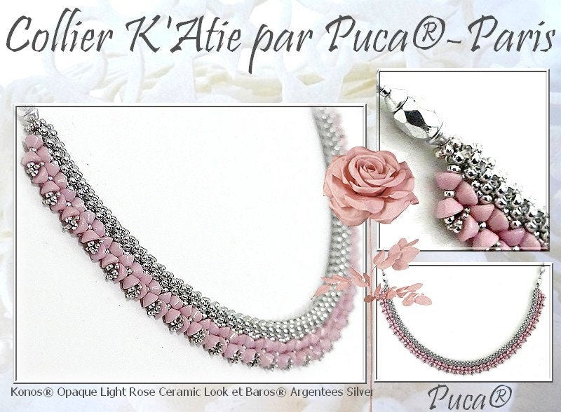 Konos par Puca Frost Sweet Pink, 10 grams Approx 214 beads, choose the color you want