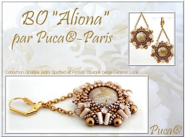 Alonia Earring Pattern - DO NOT BUY- Sent free by email-Free with par Puca bead purchase, Read the description below for details