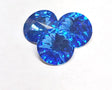 Preciosa Maxima 12mm Sapphire Rivoli, 2 pieces