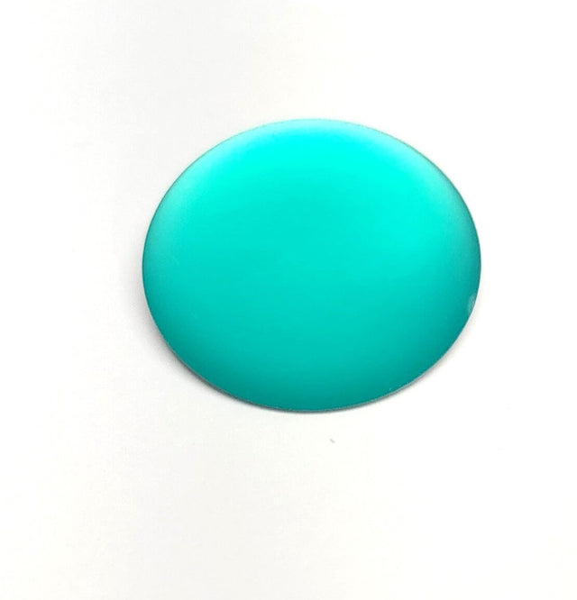 Lunasoft Lucite Cabochon Spearmint, 24mm Round, quantity 1