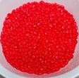 MiniDuo Opaque Coral Red, 2-Hole 2x4MM Czech Glass, 93200-10 Grams