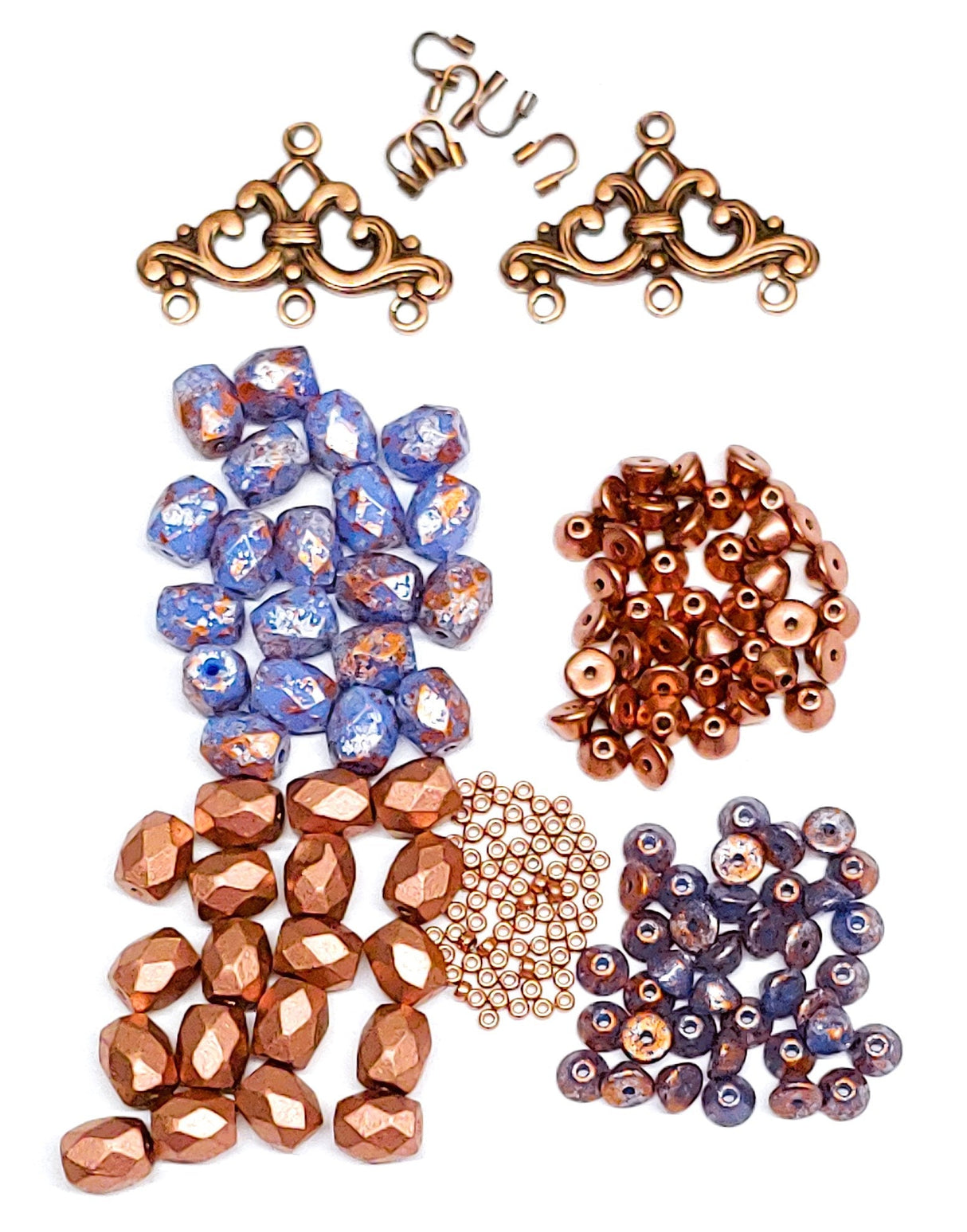 K'Line Bracelet Kit-Baros & Konos par Puca Beads. *See Color Choices* Pattern by email with Kit purchase, see Description for more details