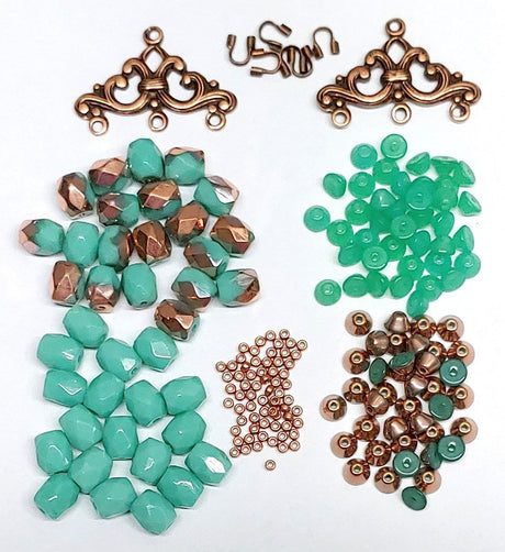 K'Line Bracelet Kit-Baros & Konos par Puca Beads. *See Color Choices* Pattern by email with Kit purchase, see Description for more details