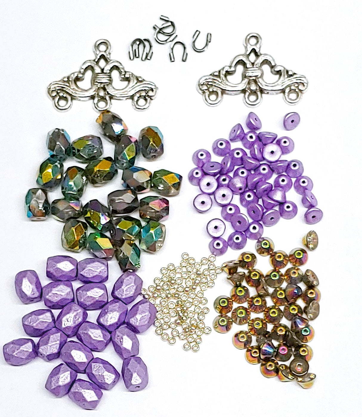 K'Line Bracelet Kit-Baros & Konos par Puca Beads. *See Color Choices* Pattern by email with Kit purchase, see Description for more details