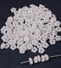 Forget-Me-Not 5mm Pastel White, Spacer Bead, Czech Pressed Glass, 29300-50 beads