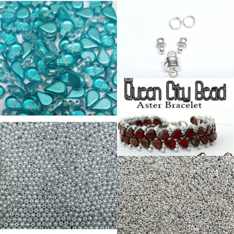 Aster Bracelet Kit-Amos par Puca Beads. *See Color Choices* Pattern by email with Kit purchase, see Description for more details