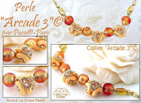 Arcos par Puca La Divine Collection, 3-Hole 5X10MM Czech Glass, 30 Beads - Choose a Color